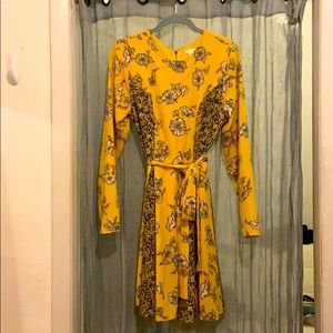 Yellow floral xhilaration sundress